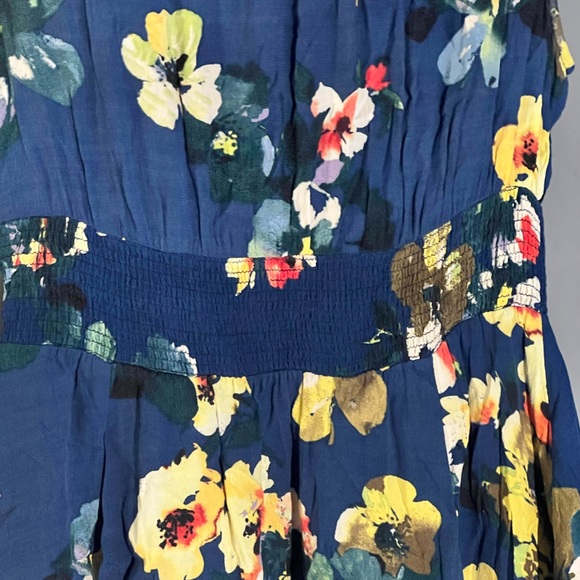 Anthropologie Rare MAEVE Evaline Blue Floral Dress - Picture 2 of 5